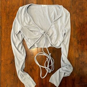 Garage cropped long sleeve